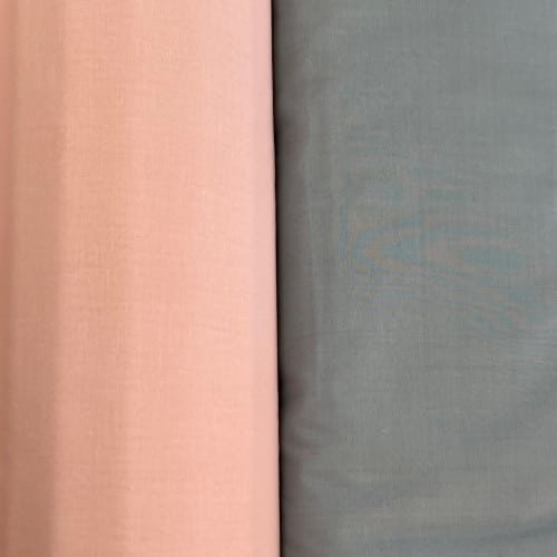 Pościel Beżowa Złota Różowa i szara gładka Euro - obrazek 2